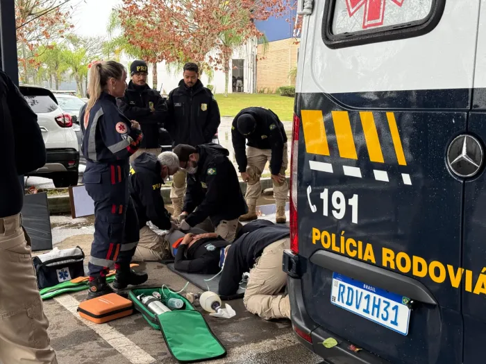 Governo do Estado realiza curso de atendimento pré-hospitalar e qualifica PRFs de todo o país