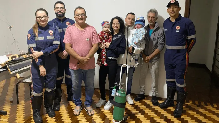 Samu transporta menino com síndrome rara para internação em São Paulo