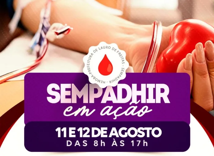Prefeitura promove ação integrada de saúde, cidadania e incentivo à doação de sangue