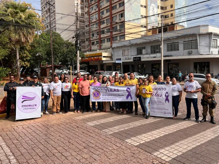 POLÍCIA MILITAR REALIZA AÇÕES EDUCATIVAS DA OPERAÇÃO SHAMAR EM CORUMBÁ E LADÁRIO DURANTE O AGOSTO LILÁS