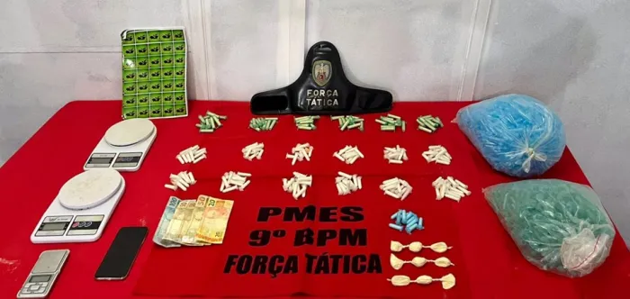9º BPM apreende armas, drogas e prende suspeitos em Cachoeiro de Itapemirim