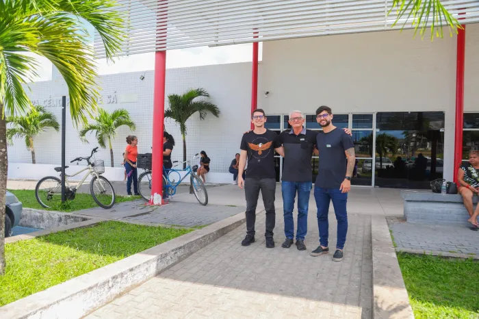 Servidor público compartilha com os filhos a missão de cuidar da saúde da população de João Pessoa