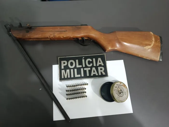 Polícia Militar prende homem por ameaça e porte ilegal de arma de fogo em Sonora