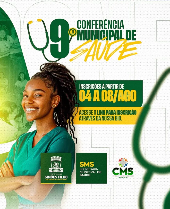 Simões Filho realiza a 9ª Conferência Municipal de Saúde com foco no planejamento participativo