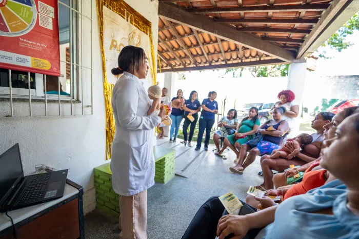 USF Santo Antônio promove momento de acolhimento e informação sobre aleitamento materno