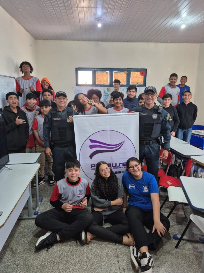 POLÍCIA MILITAR, POR MEIO DO PROMUSE, REALIZA PALESTRAS EDUCATIVAS NA OPERAÇÃO SHAMAR EM LADÁRIO