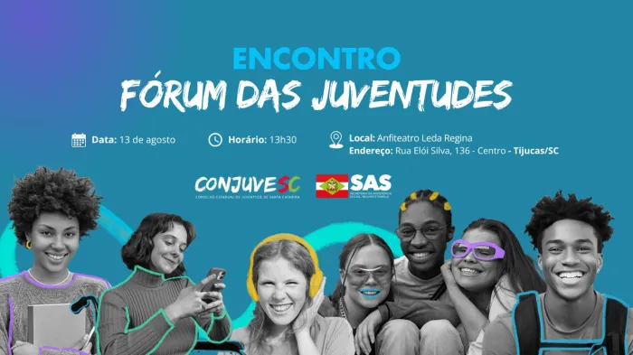 Fórum das Juventudes será realizado em Tijucas