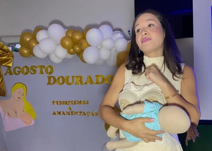 Agosto Dourado: Aleitamento materno é tema de capacitação de enfermeiros da rede municipal de saúde