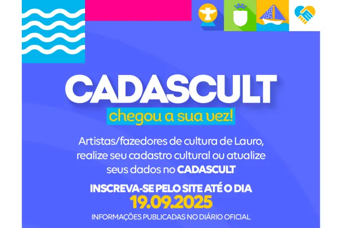 Cadastro para artistas e fazedores de cultura segue disponível online