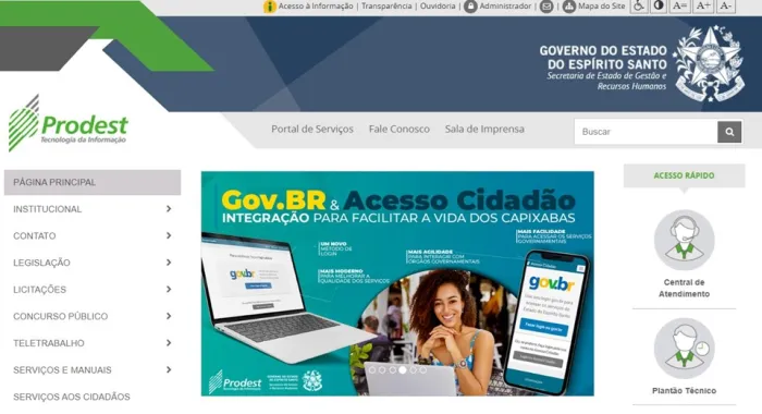 Prodest modifica autenticação em sites governamentais com foco em segurança