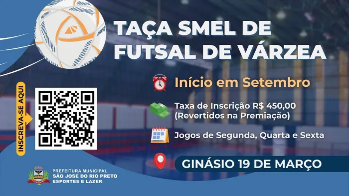 Secretaria de Esportes promove Taça SMEL de Futsal