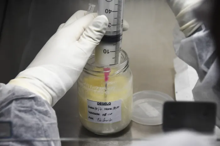 Equipe do Posto de Coleta de Leite Humano faz palestra sobre amamentação para gestantes