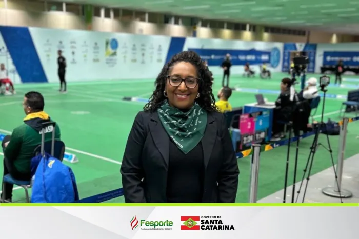 Diretora de paradesporto da Fesporte acompanha mundial de bocha paralímpica em Curitiba