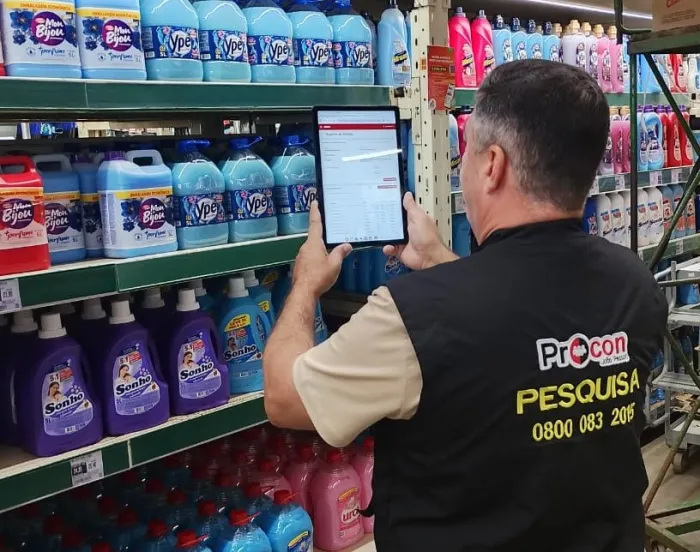 Pesquisa do Procon-JP para produtos de limpeza e higiene registra diferença de mais de R$ 16 no sabão em pó