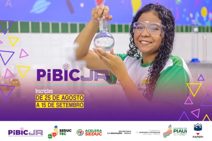 Fapepi e Seduc lançam nova edição do PIBIC-Jr com aporte de quase R$ 3 milhões em bolsas para estudantes e professores da rede estadual