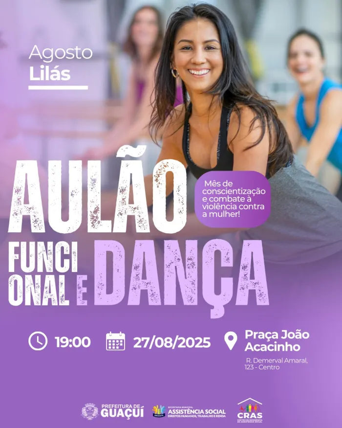 AULÃO DE DANÇA E FUNCIONAL