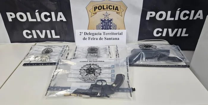Homem é preso por posse irregular de arma de fogo e porte de drogas