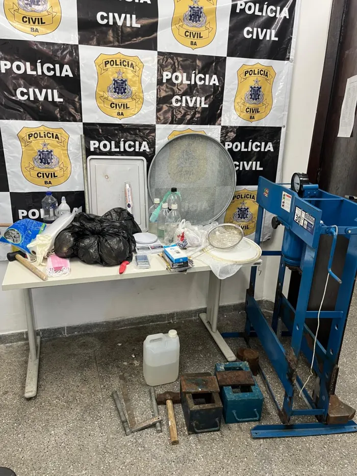 Polícia Civil desarticular laboratório de drogas em Vila de Abrantes