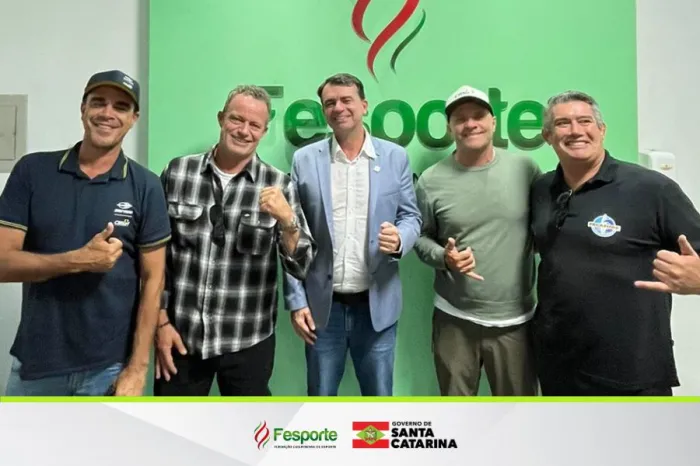 Fesporte recebe entidades do surfe catarinense e brasileiro
