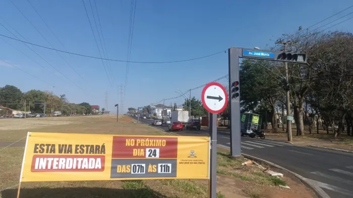 Interdições no trânsito neste domingo para corrida de rua