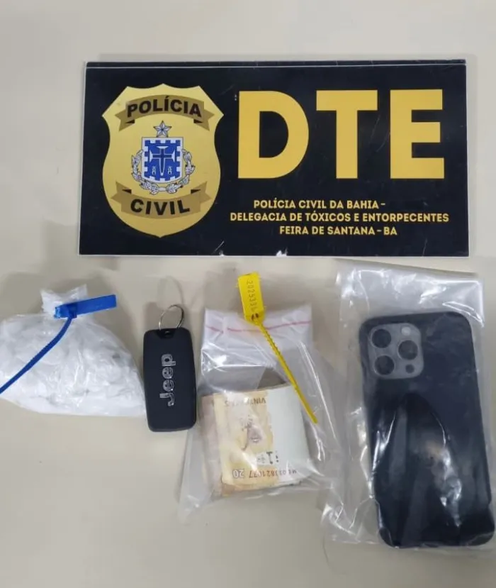 Líderança de esquema de tráfico por delivery é preso em Feira de Santana