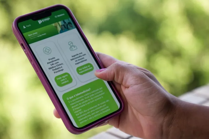 Usuário do Ipasgo Saúde deve acessar aplicativo ou site e requisitar atendimento em telemedicina (Fotos: Paulo Manso)