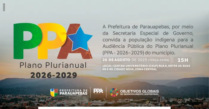 Foto: Reprodução/Prefeitura de Parauapebas - PA