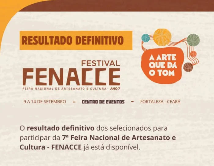 Sudarpi divulga resultado dos selecionados para participarem da 7ª Fenacce