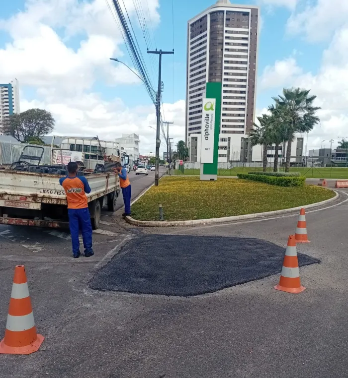 Seinfra executa serviços de manutenção em 40 bairros da Capital nesta terça-feira