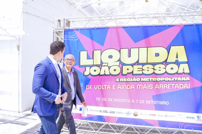 Lucas Ribeiro destaca apoio do Governo da Paraíba ao comércio durante lançamento da Liquida João Pessoa