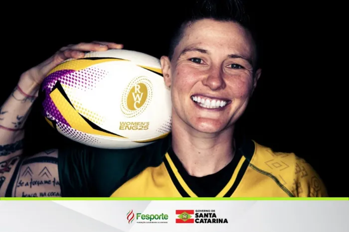 História de superação de atleta catarinense é destaque em jornal inglês durante a Copa do Mundo de Rugby