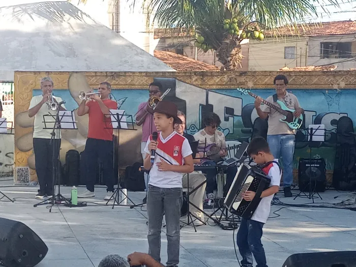 Alunos da Rede Municipal participam da final do Festival de Música Estudantil