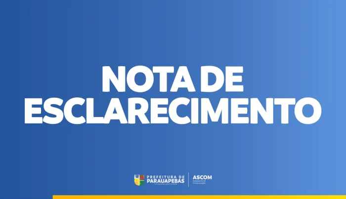 Foto: Reprodução/Prefeitura de Parauapebas - PA