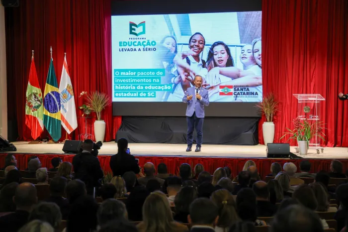Educação Levada a Sério: Governo de SC lança maior pacote de investimentos da história para garantir qualidade de ensino na rede estadual