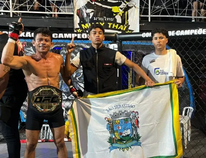 São Sebastião conquista cinturão do Arena World Championship MMA 2025 com Alan Du Bugre