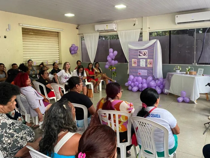 Agosto Lilás: CAPS recebe palestra sobre a combate à violência contra a mulher com apoio do CRAM