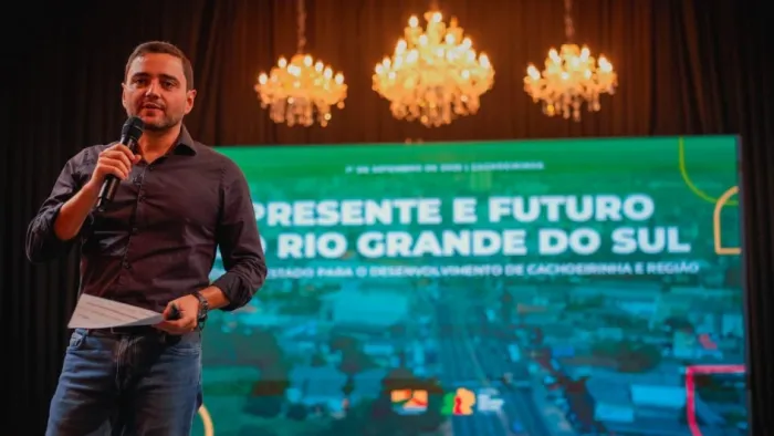 Vice-governador apresenta painel sobre ações do Estado e visita obras em Cachoeirinha