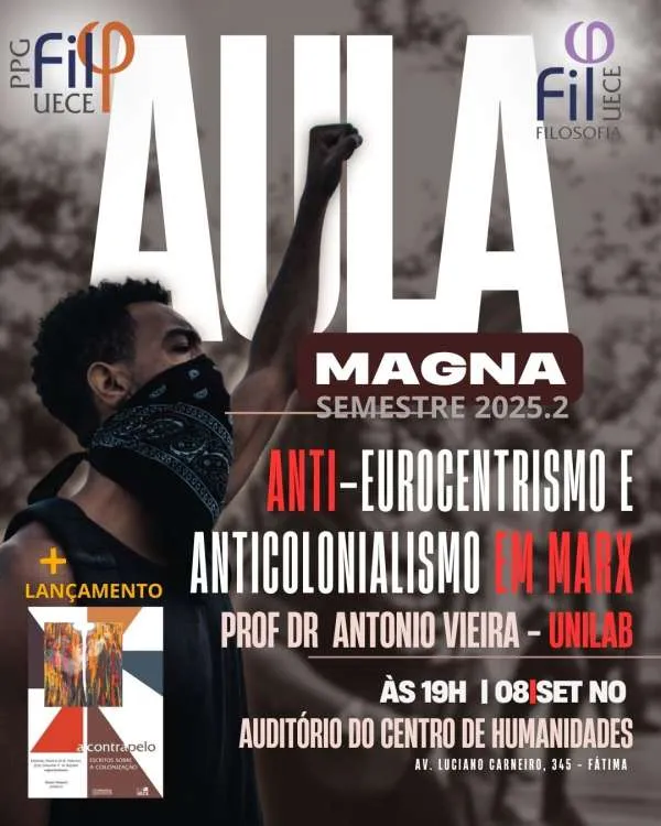 PPGFIL da Uece realiza aula magna com lançamento de livro sobre colonização