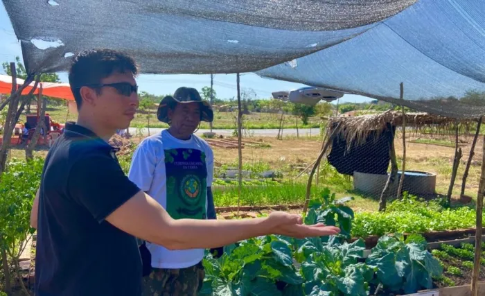 Sada realiza acompanhamento técnico de horta comunitária em Teresina