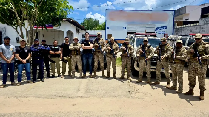 Ação integrada das forças policiais do Maranhão em Maracaçumé prende suspeito de tráfico e apreende armas e drogas