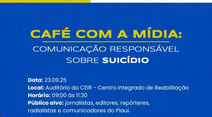 Sesapi promove roda de conversa sobre suicídio com profissionais da imprensa