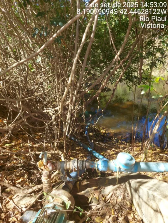 Semarh identifica 10 de pontos de captação de água sem autorização na bacia do rio Piauí