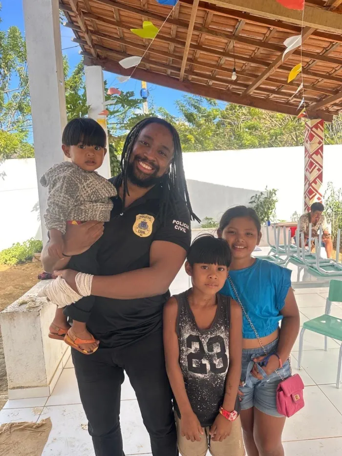Aldeias da etnia Pataxó no Extremo Sul da Bahia recebem equipes da Polícia Civil para escutas e ações preventivas