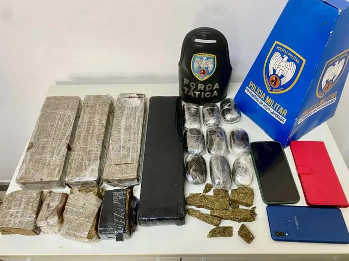 2º BPM Apreende Drogas e Armas Durante Operação Integrada em São Gabriel da Palha