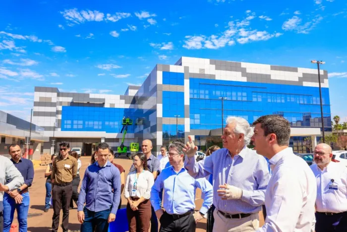 Governador vistoria obras em Goiânia nesta segunda-feira (8/9), entre elas do Cora (Foto: Wesley Costa e Rômulo Carvalho)