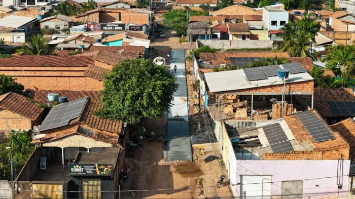 Ação Marabá: Rua Marechal Rondon, no bairro Bom Planalto, recebe pavimentação em concreto