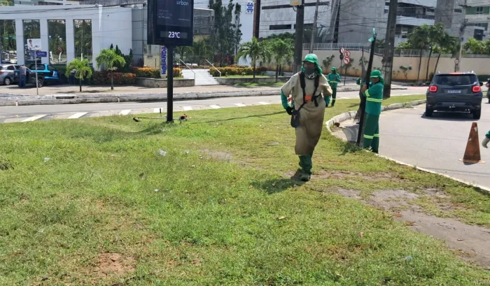 Ação integrada da Prefeitura leva serviços de zeladoria à Avenida Beira-Rio e região da orla