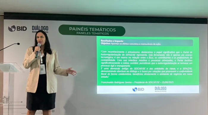 Ações de conformidade tributária de Sergipe são destaque em evento do Banco Interamericano de Desenvolvimento