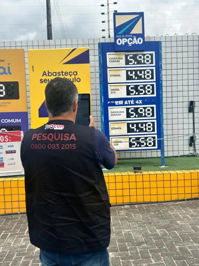 Procon-JP registra que preços da gasolina se mantêm os mesmos da pesquisa da semana passada