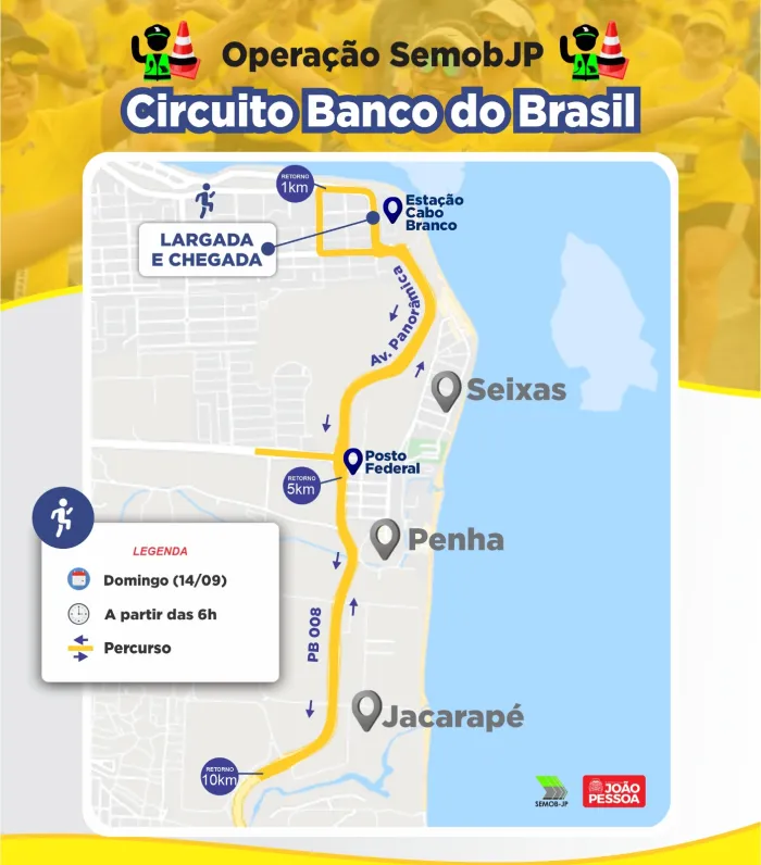 Semob-JP garante segurança viária e fluidez do tráfego em eventos esportivos e desfiles cívicos